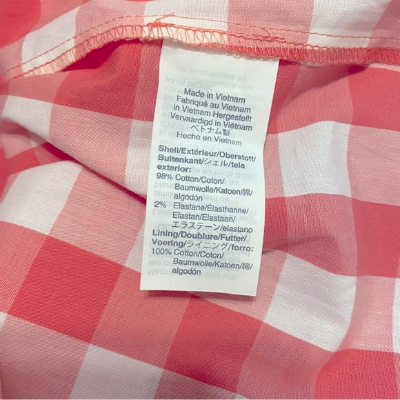 J Crew Pink and White Gingham Dress - Picture 5 of 5